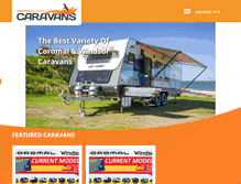 Tablet Screenshot of harbourcitycaravans.com.au